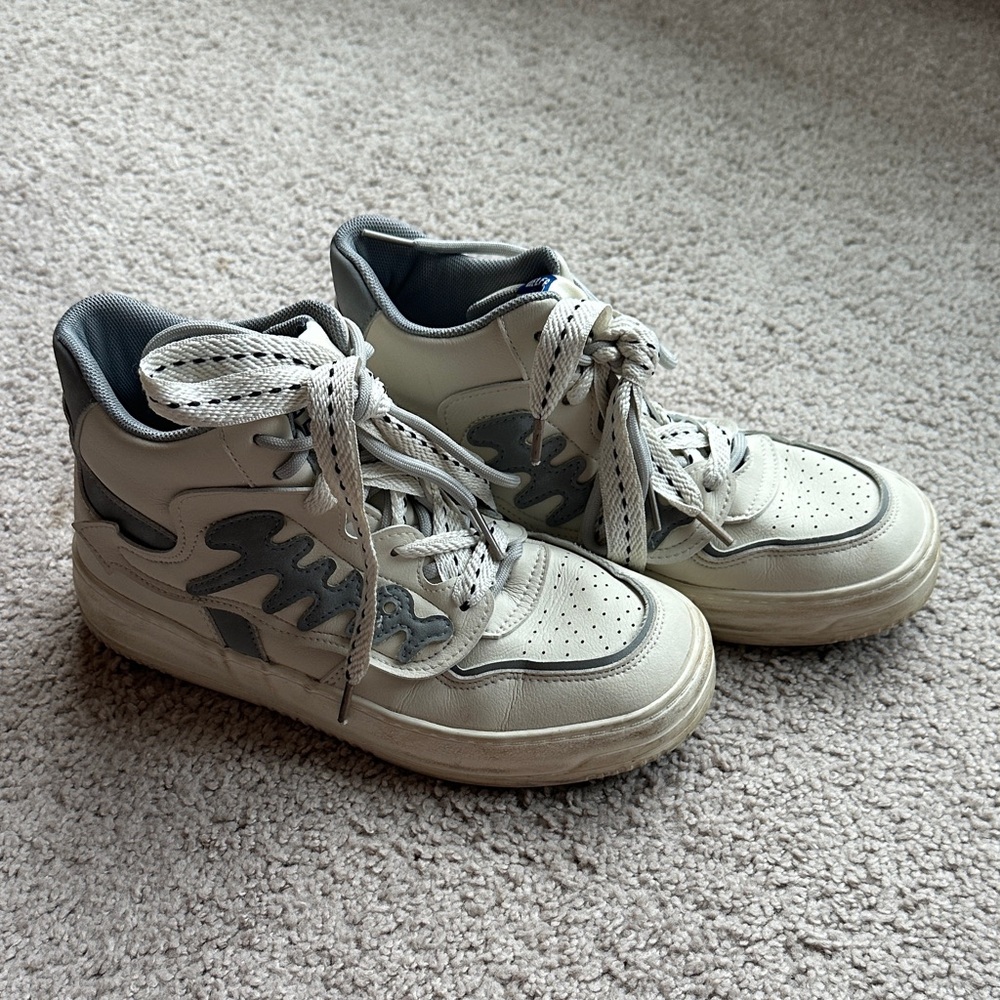 Aelfric Eden Off-White and Gray Sneakers